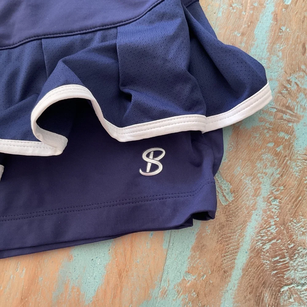 Sofibella Navy tennis skirt - Picture 3 of 4